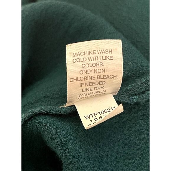 J. Jill | Dark Teal Pleated Button Up Crepe Top | Large - Picture 9 of 9